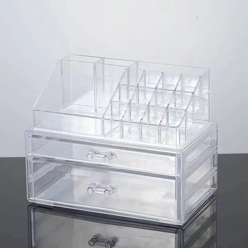Desktop Makeup Storage Box Multi-layer Drawer Lipstick Organizer Multi-functional Storage Transparent Black Makeup organizer
Desktop Makeup Storage Box Multi-layer Drawer Lipstick Organizer Multi-functional Storage Transparent Black Makeup organizer