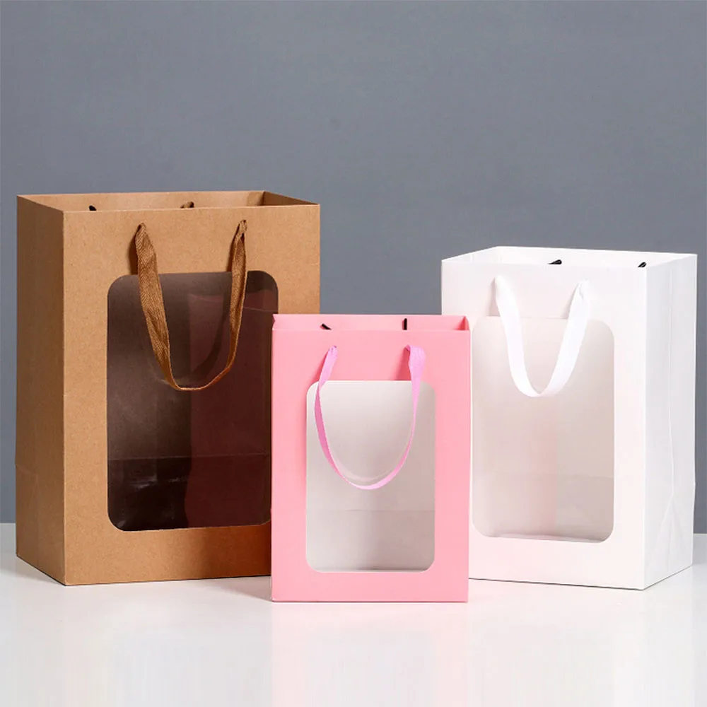 12pcs Pink Romantic Transparent Wedding Home Party Gift Paper Handbag Flower Portable Birthday Christmas Teacher's Day Supplies
12pcs Pink Romantic Transparent Wedding Home Party Gift Paper Handbag Flower Portable Birthday Christmas Teacher's Day Supplies