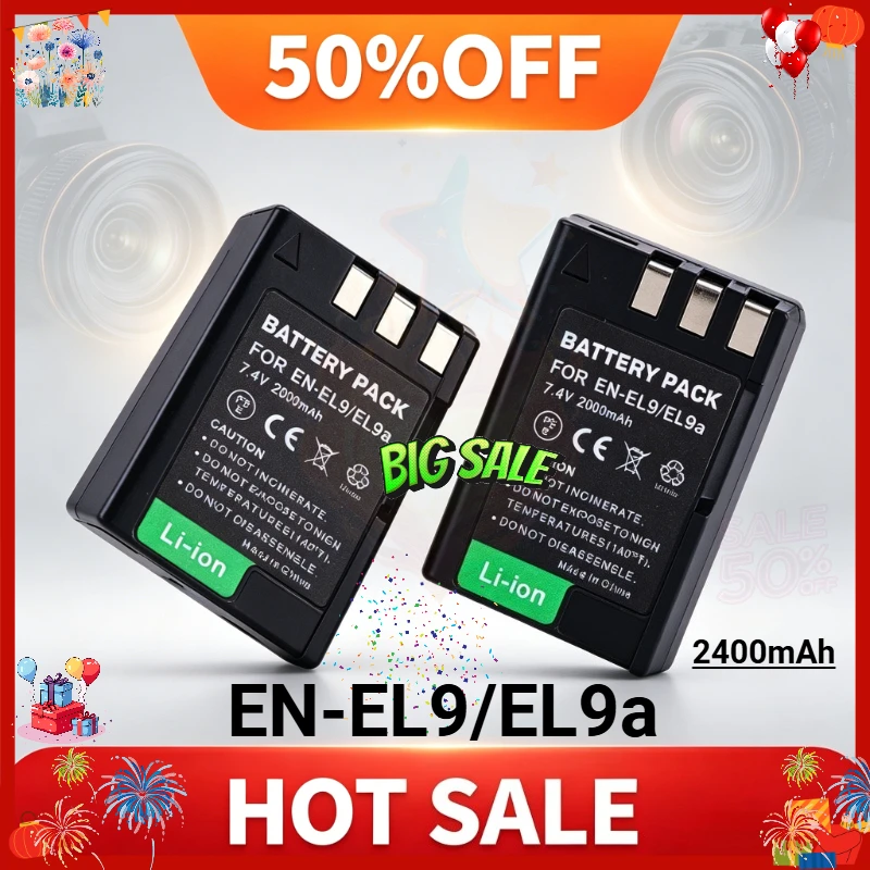 2000mAh EN-EL9 EL9A ENEL9 EN EL9 EN EL9A Batteries + LED Charger MH-23 for Nikon D40 D40X D60 D5000 D3000 Digital Camera battery
2000mAh EN-EL9 EL9A ENEL9 EN EL9 EN EL9A Batteries + LED Charger MH-23 for Nikon D40 D40X D60 D5000 D3000 Digital Camera battery