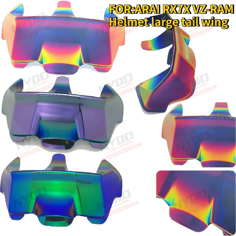 Motorcycle Helmet Modification with Large Tail Wing Universal No Drilling Installation Suitable for ARAI RX7X VZ-RAM
Motorcycle Helmet Modification with Large Tail Wing Universal No Drilling Installation Suitable for ARAI RX7X VZ-RAM