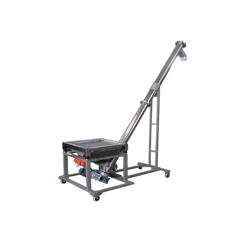high quality OEM profsional small flexible screw conveyor (with hopper)
high quality OEM profsional small flexible screw conveyor (with hopper)