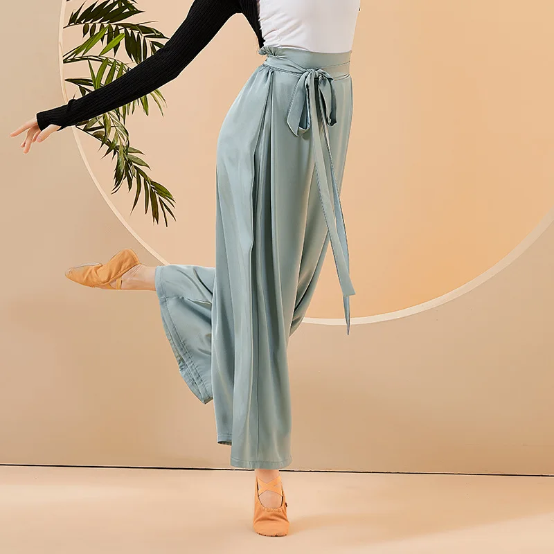 Modern dance pants practice suit classical dance, dance pants professional training wide-leg pants elegant
Modern dance pants practice suit classical dance, dance pants professional training wide-leg pants elegant