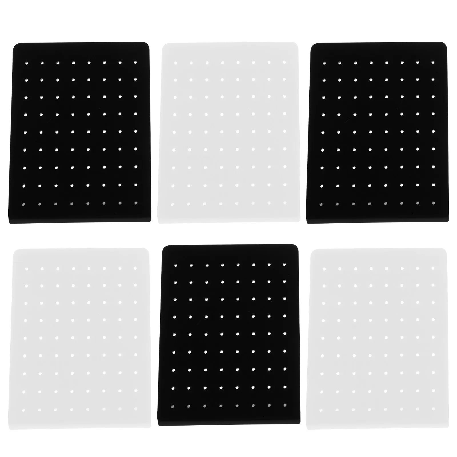 6Pcs Earring Holder Rack Multi Holes L-Shape Earrings Storage Stand Elegant Decorative Effects Reusable Longtime Use
6Pcs Earring Holder Rack Multi Holes L-Shape Earrings Storage Stand Elegant Decorative Effects Reusable Longtime Use