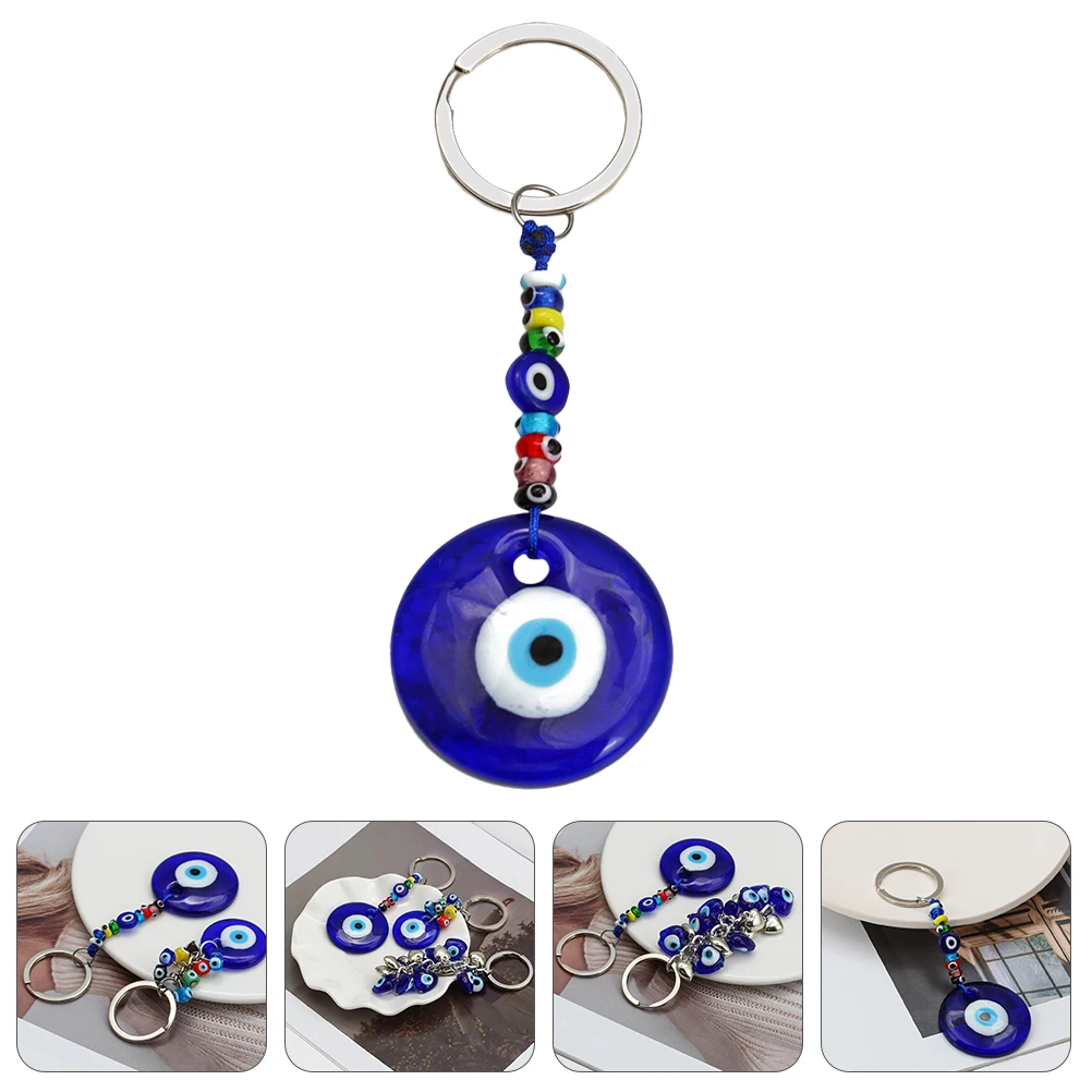 Turkish Evil Hanging Accessory Blue Bead Pendant Hanging Key Chain Ornament Car Home Decor Gift Key Holder Accessory
Turkish Evil Hanging Accessory Blue Bead Pendant Hanging Key Chain Ornament Car Home Decor Gift Key Holder Accessory