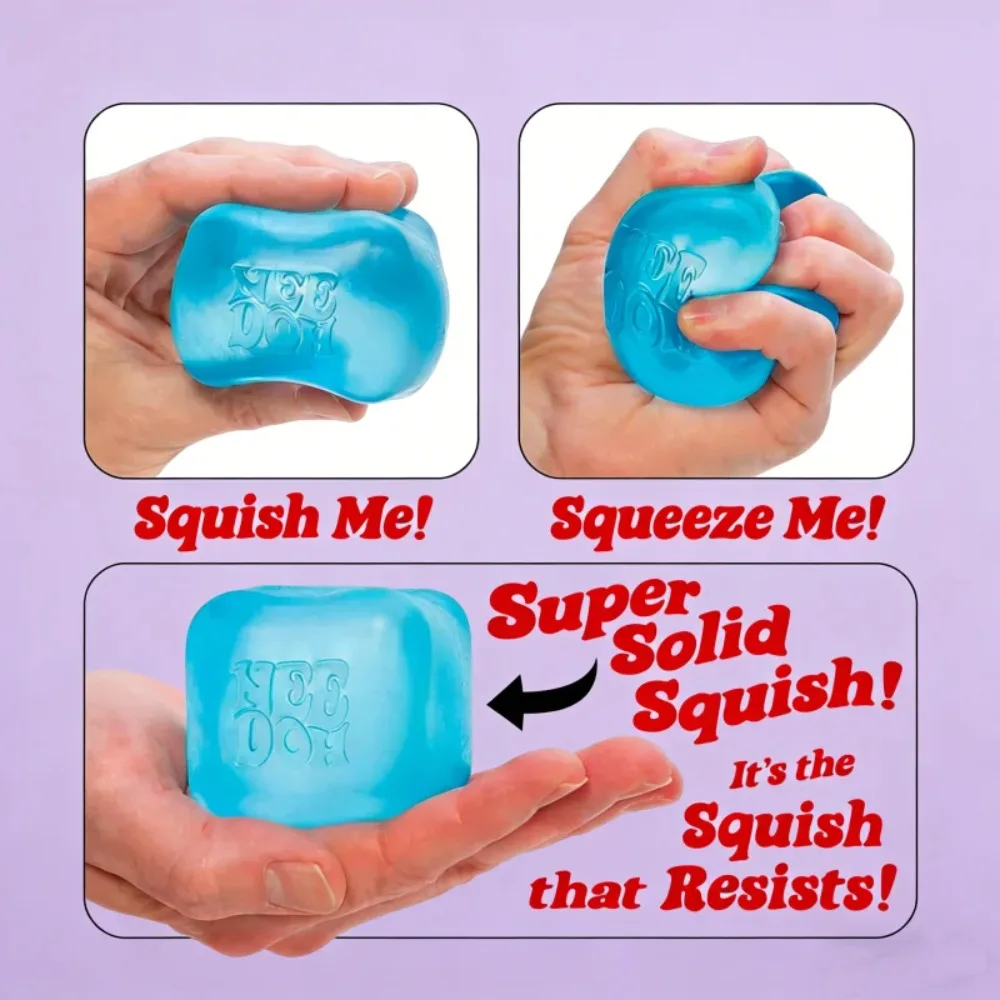 Original Schylling Needoh Nice Cube, Jelly Sensory Stress Relief Toy, Soft Squish Blocks, Relaxing Venting Fidget Toys
Original Schylling Needoh Nice Cube, Jelly Sensory Stress Relief Toy, Soft Squish Blocks, Relaxing Venting Fidget Toys