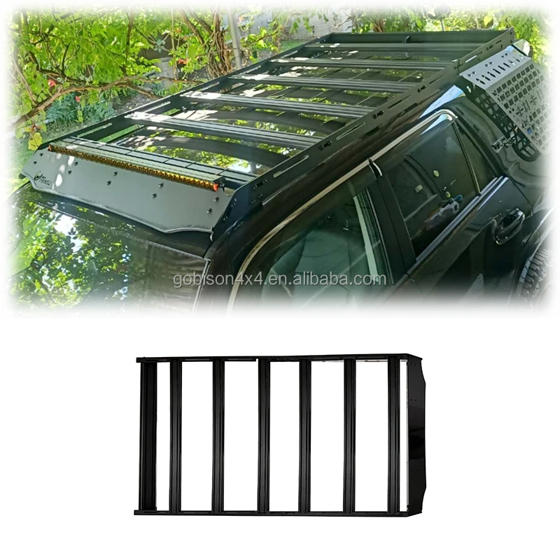 Gobison 2010-2022 High Quality Aluminum With Cross Bar Full Top Roof Rack for 5th Gen TOYOTA 4RUNNER Roof Rack
Gobison 2010-2022 High Quality Aluminum With Cross Bar Full Top Roof Rack for 5th Gen TOYOTA 4RUNNER Roof Rack