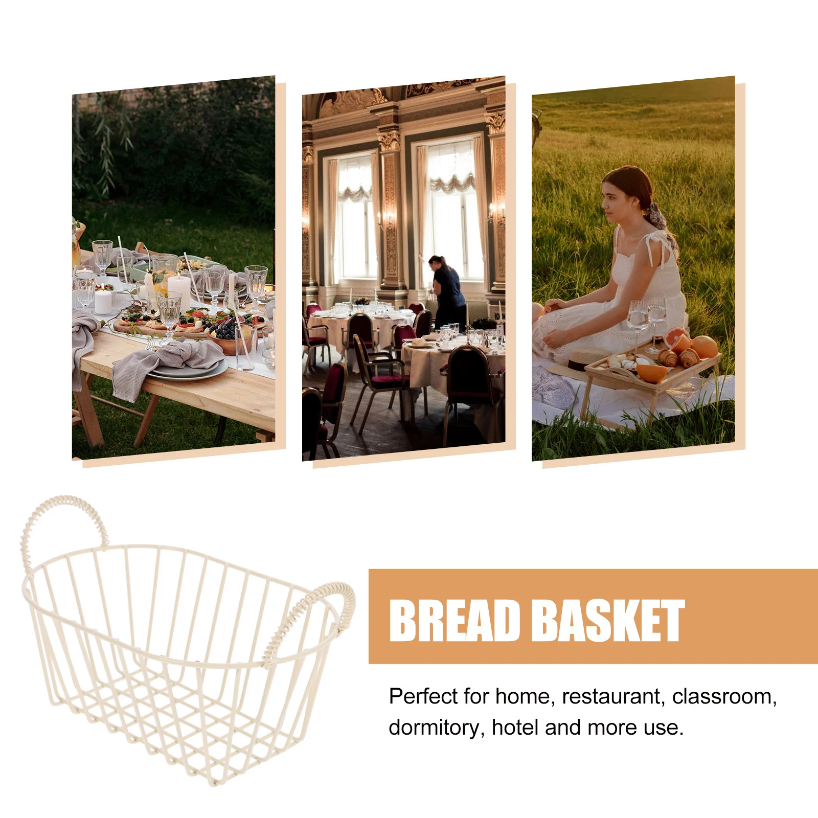 Iron Wire Fruit Basket Vintage Style Small Metal Sundries Organizer with Handles for Bread Fruits Vegetables Tabletop Decorative
Iron Wire Fruit Basket Vintage Style Small Metal Sundries Organizer with Handles for Bread Fruits Vegetables Tabletop Decorative