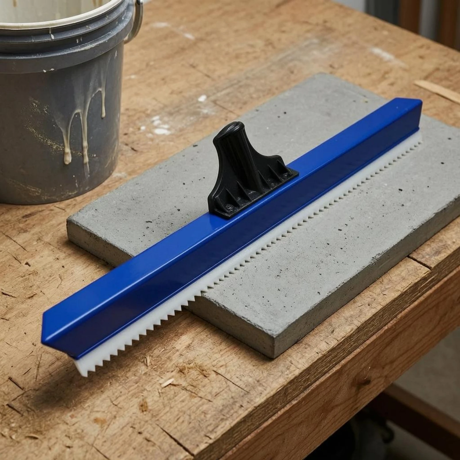 Self-Leveling Scraper 5 Mm Teeth Rubber Plastic Scraper
Self-Leveling Scraper 5 Mm Teeth Rubber Plastic Scraper