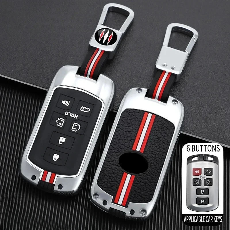 6 Bottons Metal Car Key Cover Fob Case Shell for Toyota Sienna Se Tacom 2015 2016 2017 2018 2019 2020 Car Keychain Accessorie
6 Bottons Metal Car Key Cover Fob Case Shell for Toyota Sienna Se Tacom 2015 2016 2017 2018 2019 2020 Car Keychain Accessorie
