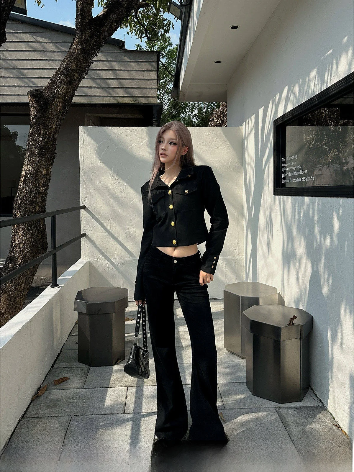 Low Waist Flared Jeans Women's Black Loose Wide Leg Pants Autumn New Style Commute Style Micro Stretch Denim Pants
Low Waist Flared Jeans Women's Black Loose Wide Leg Pants Autumn New Style Commute Style Micro Stretch Denim Pants