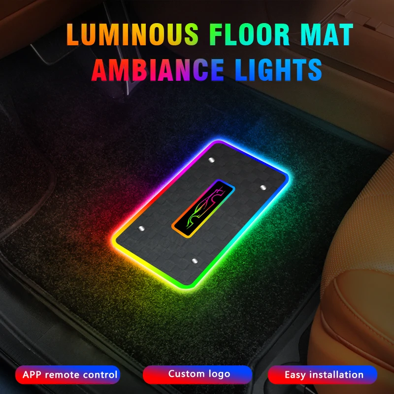 4 in1 Modified Universal Car Foot Mats Ambient Lights App Control RGB LED Neon Atmosphere Car Floor Lamp Interior Accessories
4 in1 Modified Universal Car Foot Mats Ambient Lights App Control RGB LED Neon Atmosphere Car Floor Lamp Interior Accessories