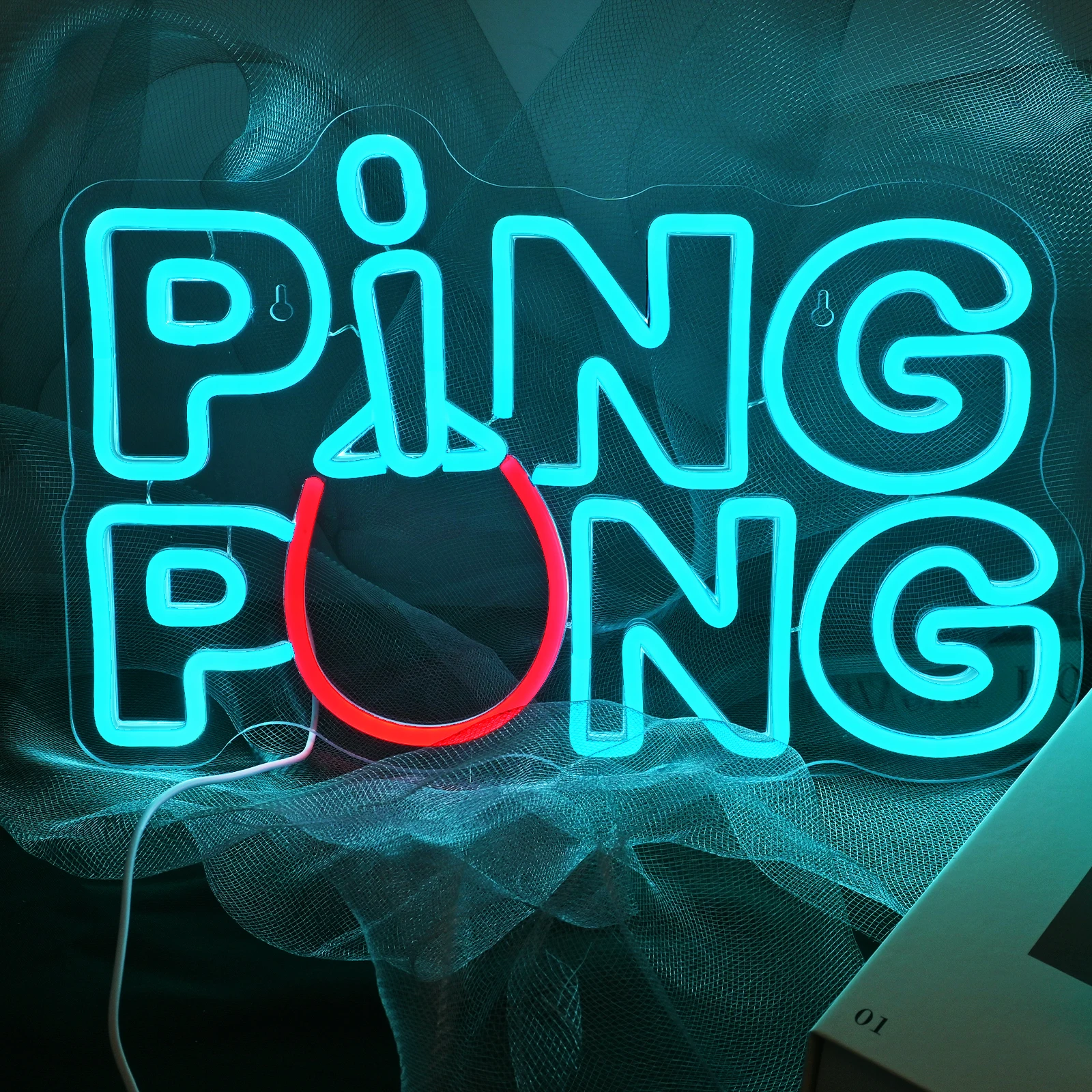Ping Pong Neon Signs Custom Table Tennis For Wall Decor USB Dimmable Gymnasium Game Room Bedroom Gift Table Tennis Enthusiasts
Ping Pong Neon Signs Custom Table Tennis For Wall Decor USB Dimmable Gymnasium Game Room Bedroom Gift Table Tennis Enthusiasts