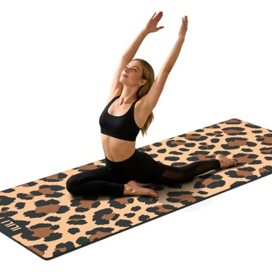 Yoga Mat Leopard Print Yoga Mat 8mm, Suede and TPE Thick Exercise Mat, Workout Mat for Women Men, 72''x25'' Fitness Mat with St
Yoga Mat Leopard Print Yoga Mat 8mm, Suede and TPE Thick Exercise Mat, Workout Mat for Women Men, 72''x25'' Fitness Mat with St