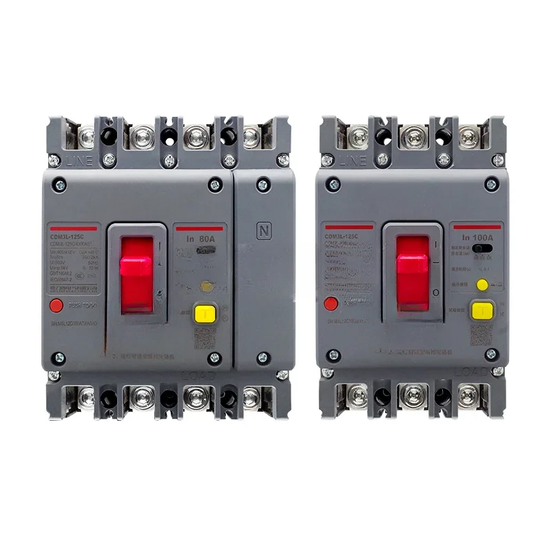 Air Switch with Leakage Protection CDM3L-160A250A400A Three-Phase Four-Wire Molded Case Circuit Breaker
Air Switch with Leakage Protection CDM3L-160A250A400A Three-Phase Four-Wire Molded Case Circuit Breaker