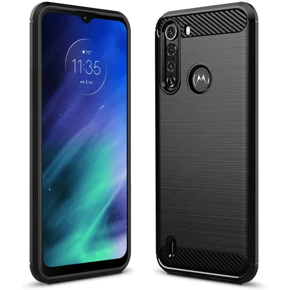 Case For Moto One Fusion Soft TPU Shockproof Absorption Technology Carbon Fiber for Motorola E6s 2020 E7i Power E7 Plus E5 Play
Case For Moto One Fusion Soft TPU Shockproof Absorption Technology Carbon Fiber for Motorola E6s 2020 E7i Power E7 Plus E5 Play