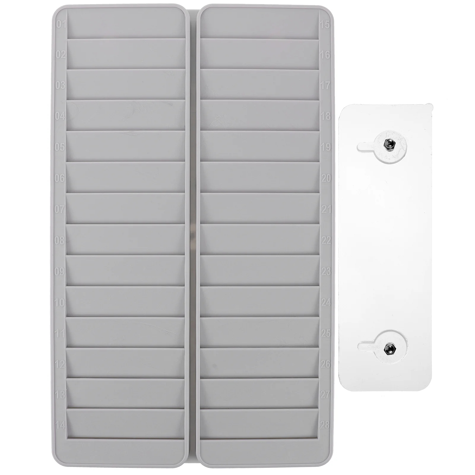 Wall Mount Card Holder Material Rack Cards Office Supply Racks Grey Attendance Man
Wall Mount Card Holder Material Rack Cards Office Supply Racks Grey Attendance Man