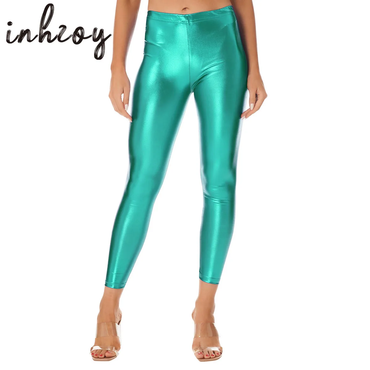 Woman Footless Liquid Wet Look Shiny Metallic Stretch Leggings High Waist Stretch Rave Dance Booty Pants Skinny Tights Trousers
Woman Footless Liquid Wet Look Shiny Metallic Stretch Leggings High Waist Stretch Rave Dance Booty Pants Skinny Tights Trousers