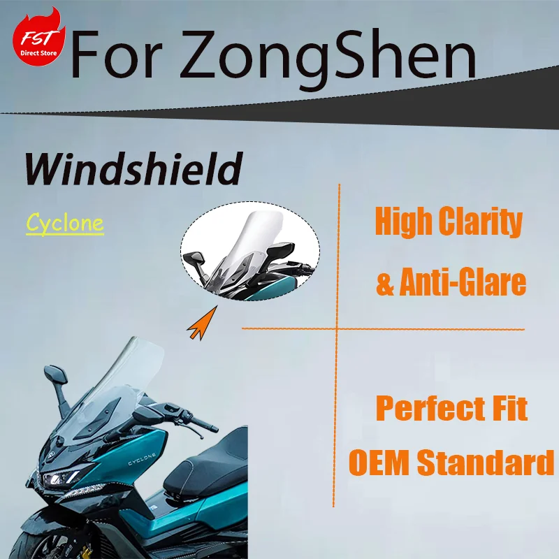 Windshield Wind Screen with Chest Guard for Zongshen RT3S Motorcycle
Windshield Wind Screen with Chest Guard for Zongshen RT3S Motorcycle