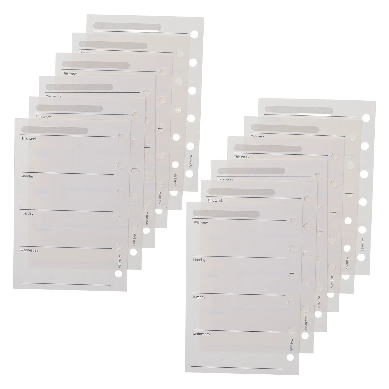200Pcs Weekly Planner Refills A7 Blank Paper 6 Ring Binder Inserts 5Mm Aperture 120Gsm Lined Planner Pages School Office
200Pcs Weekly Planner Refills A7 Blank Paper 6 Ring Binder Inserts 5Mm Aperture 120Gsm Lined Planner Pages School Office