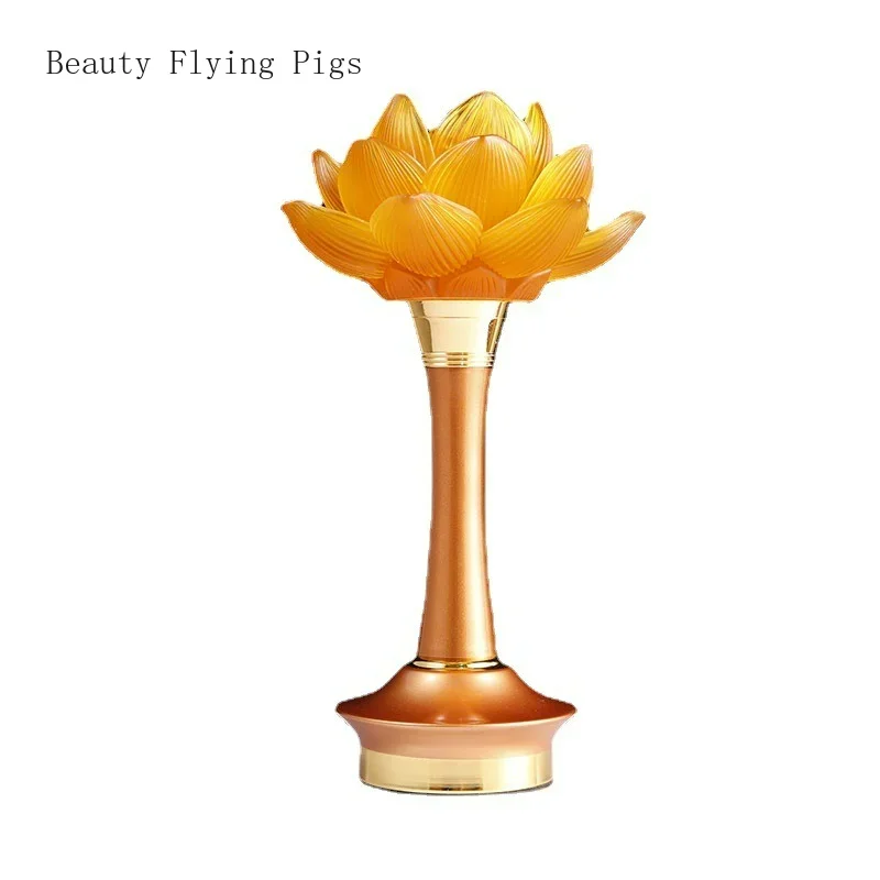 Alloy LED 110v~220v lotus lamp for household use, Buddha hall for prayer, electric candle decoration Plug in Desk lamp temple
Alloy LED 110v~220v lotus lamp for household use, Buddha hall for prayer, electric candle decoration Plug in Desk lamp temple