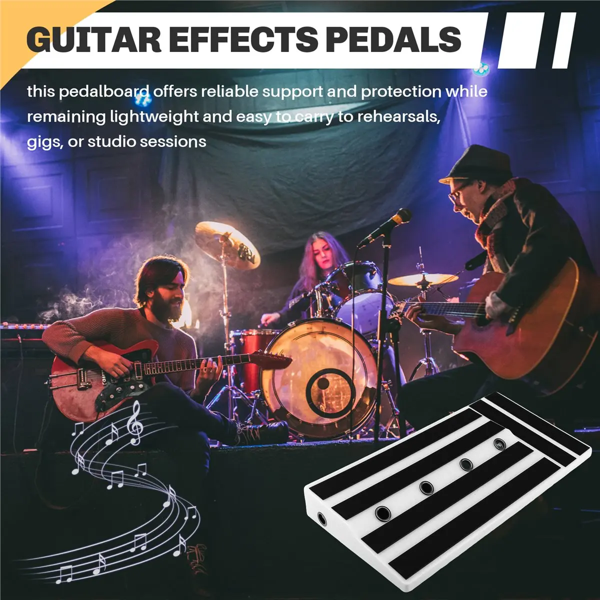 X08A Big Size Guitar Effects Pedal Board for Multiple Guitar Pedals Accessories Double-Row Storage Board
X08A Big Size Guitar Effects Pedal Board for Multiple Guitar Pedals Accessories Double-Row Storage Board