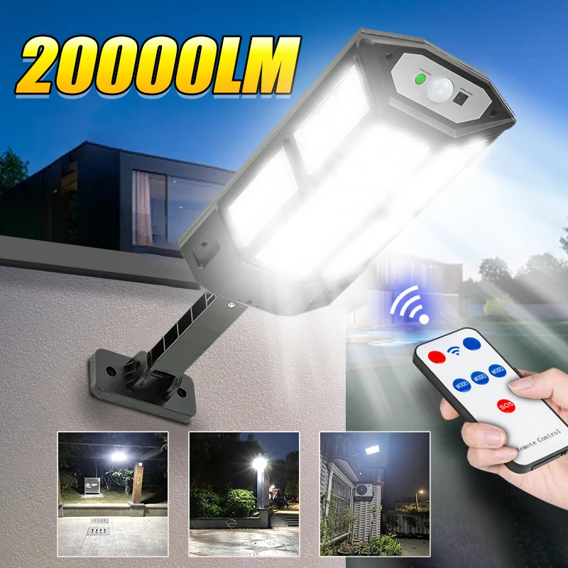 Новейшие солнечные светодиодные светильники 9900 лм, уличная солнечная лампа с датчиком движения, 4 режима, водонепроницаемая IP65, солнечный садовый светильник, уличный фонарь для двора
Новейшие солнечные светодиодные светильники 9900 лм, уличная солнечная лампа с датчиком движения, 4 режима, водонепроницаемая IP65, солнечный садовый светильник, уличный фонарь для двора