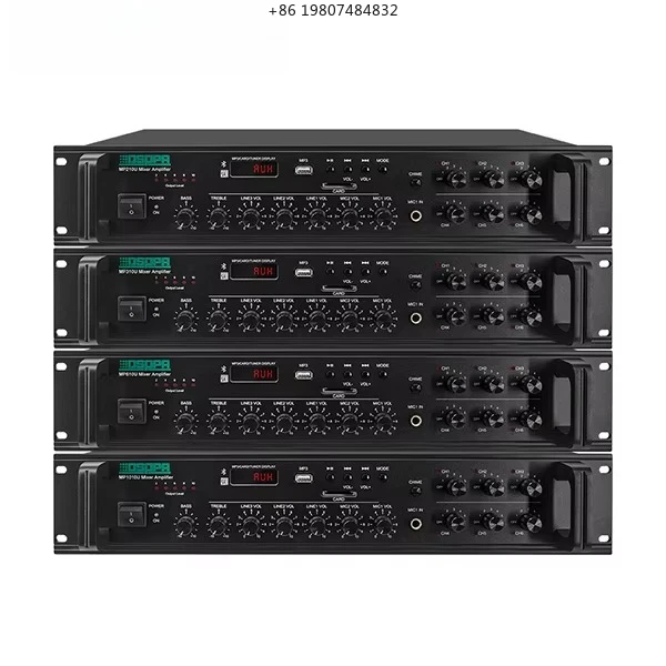 Aliexpress China PA Amplifier Manufacturer 70V 100V 4ohm 8ohm 16ohm 6 Zones Multi Zone Paging Mixer Amp
Aliexpress China PA Amplifier Manufacturer 70V 100V 4ohm 8ohm 16ohm 6 Zones Multi Zone Paging Mixer Amp