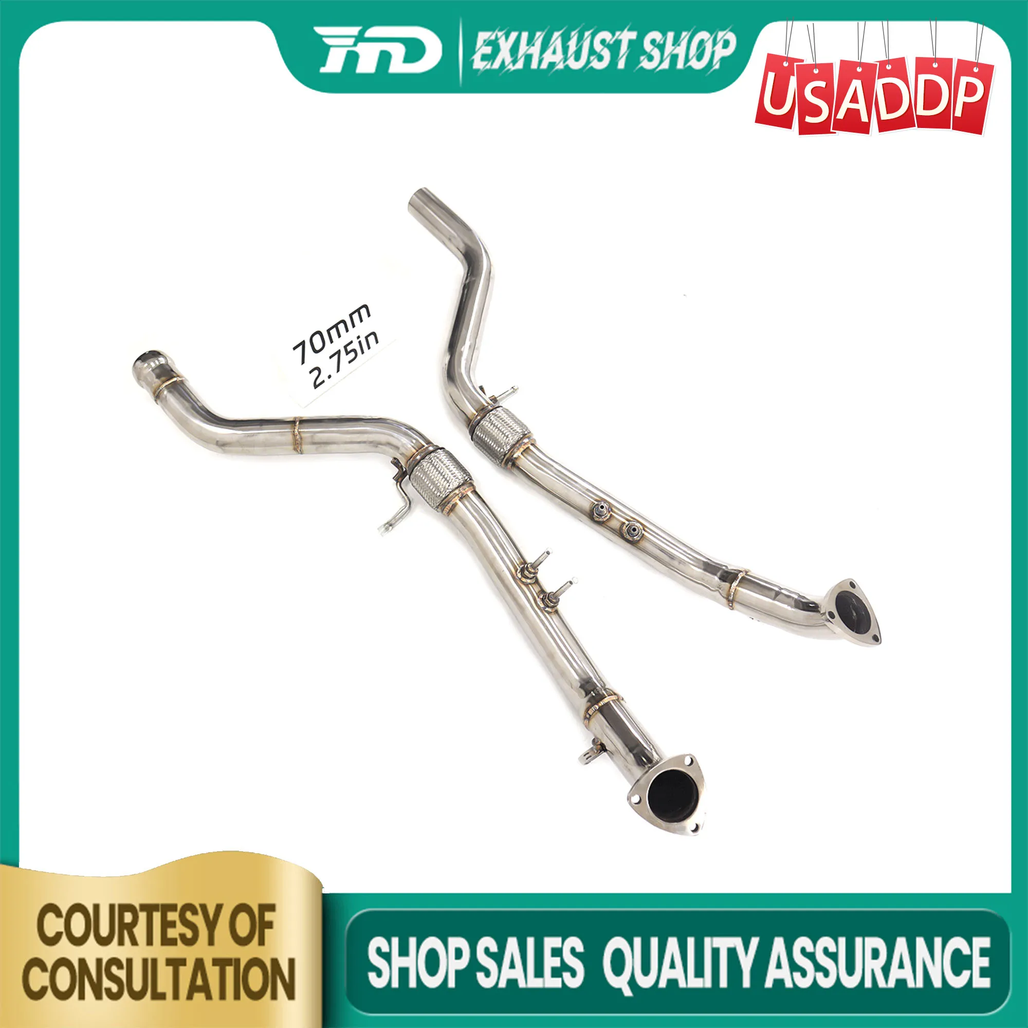 HMD SS304 for Aston Martin DBX 4.0T Resonant Tube High quality Exhaust system Replacement installation
HMD SS304 for Aston Martin DBX 4.0T Resonant Tube High quality Exhaust system Replacement installation