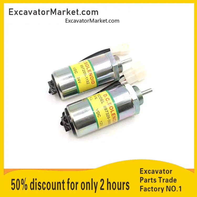 Excavator Parts For ISUZU Hino 60 75 SANY 60 70 KOBELCO SK 75-8 Flameout Solenoid Valve 4LE2 Oil Cut Off Flameout Switch
Excavator Parts For ISUZU Hino 60 75 SANY 60 70 KOBELCO SK 75-8 Flameout Solenoid Valve 4LE2 Oil Cut Off Flameout Switch