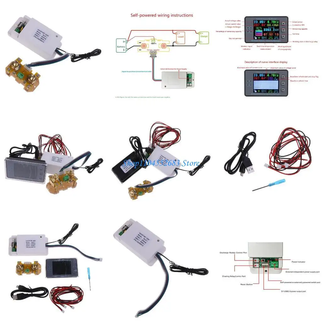 Y6GD 2.4In LCD- Display Battery Capacity Tester Real-time Monitor 100A/200A/300A/500A
Y6GD 2.4In LCD- Display Battery Capacity Tester Real-time Monitor 100A/200A/300A/500A