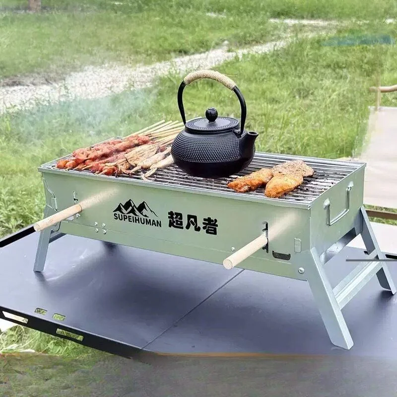 Large Portable Outdoor BBQ Grill Camping Cooking Stove Tea Brewing Charcoal Grill BBQ Skewers Cooking Grid Kitchen Tool
Large Portable Outdoor BBQ Grill Camping Cooking Stove Tea Brewing Charcoal Grill BBQ Skewers Cooking Grid Kitchen Tool