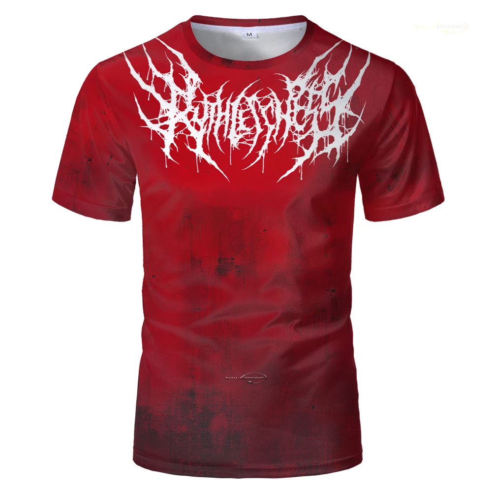 Fashion Rock Punk Style English Letter 3D Printing Polyester Men's T-shirt Retro Casual Breathable Tops Street Y2k Short Sleeves
Fashion Rock Punk Style English Letter 3D Printing Polyester Men's T-shirt Retro Casual Breathable Tops Street Y2k Short Sleeves
