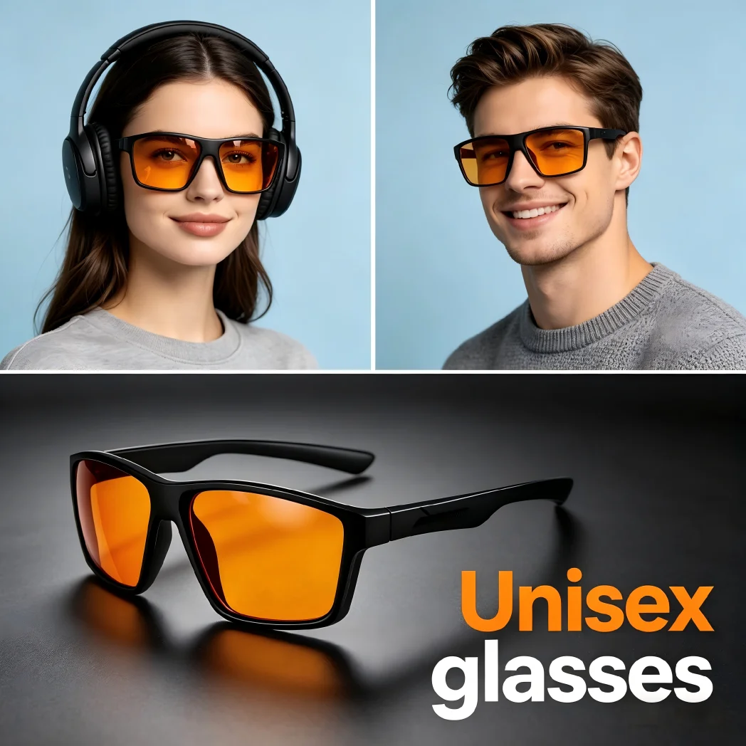 Blue Light Blocking Glasses Men Women Computer TV Gaming AR Coatings Lens Improve Sleep Naturally Producing Melatonin S68
Blue Light Blocking Glasses Men Women Computer TV Gaming AR Coatings Lens Improve Sleep Naturally Producing Melatonin S68