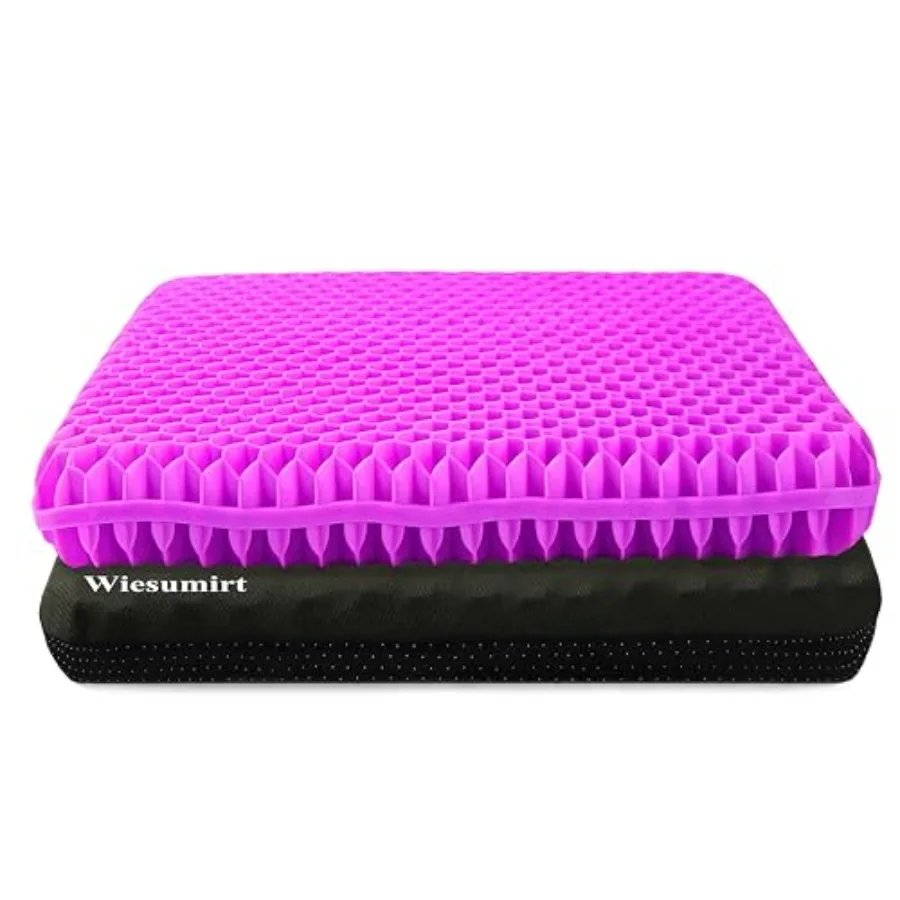 Plus Size Gel Seat Cushion for Long Sitting Extra Large and Thick Seat Cushion for Back Hip Sciatica Tailbone Pain Relief Used
Plus Size Gel Seat Cushion for Long Sitting Extra Large and Thick Seat Cushion for Back Hip Sciatica Tailbone Pain Relief Used