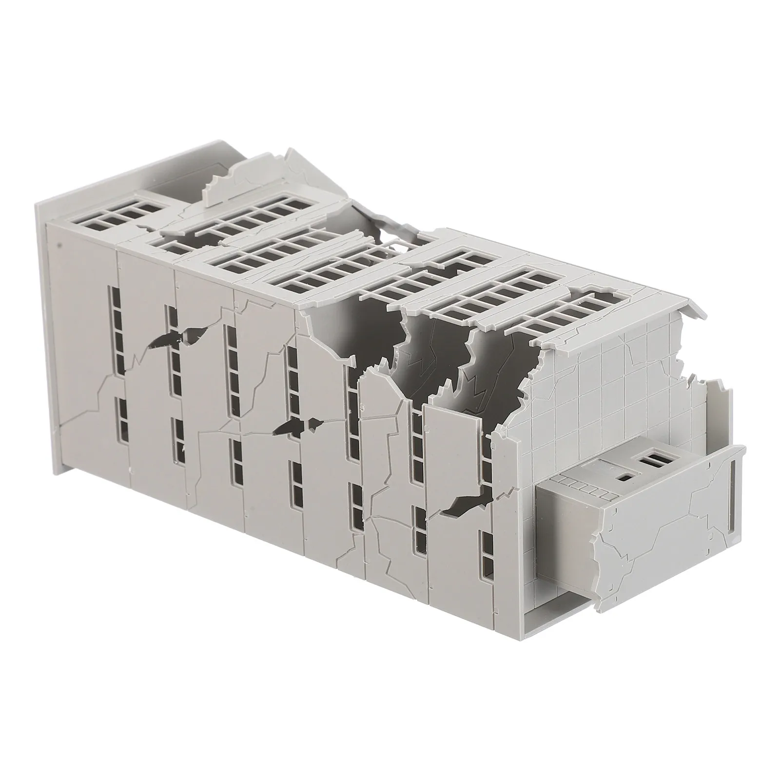 Ruined Building Kit 1:144 Scale Miniature Damaged House Architectural Construction Stand for Train Scenery N Scale DIY Sand
Ruined Building Kit 1:144 Scale Miniature Damaged House Architectural Construction Stand for Train Scenery N Scale DIY Sand