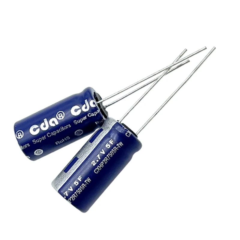 2Pcs Original Aluminum Electronic CDA 2.7V5F Volume 8mm * 25mm 2.7V5.0F For Automobile Rectifier Module
2Pcs Original Aluminum Electronic CDA 2.7V5F Volume 8mm * 25mm 2.7V5.0F For Automobile Rectifier Module