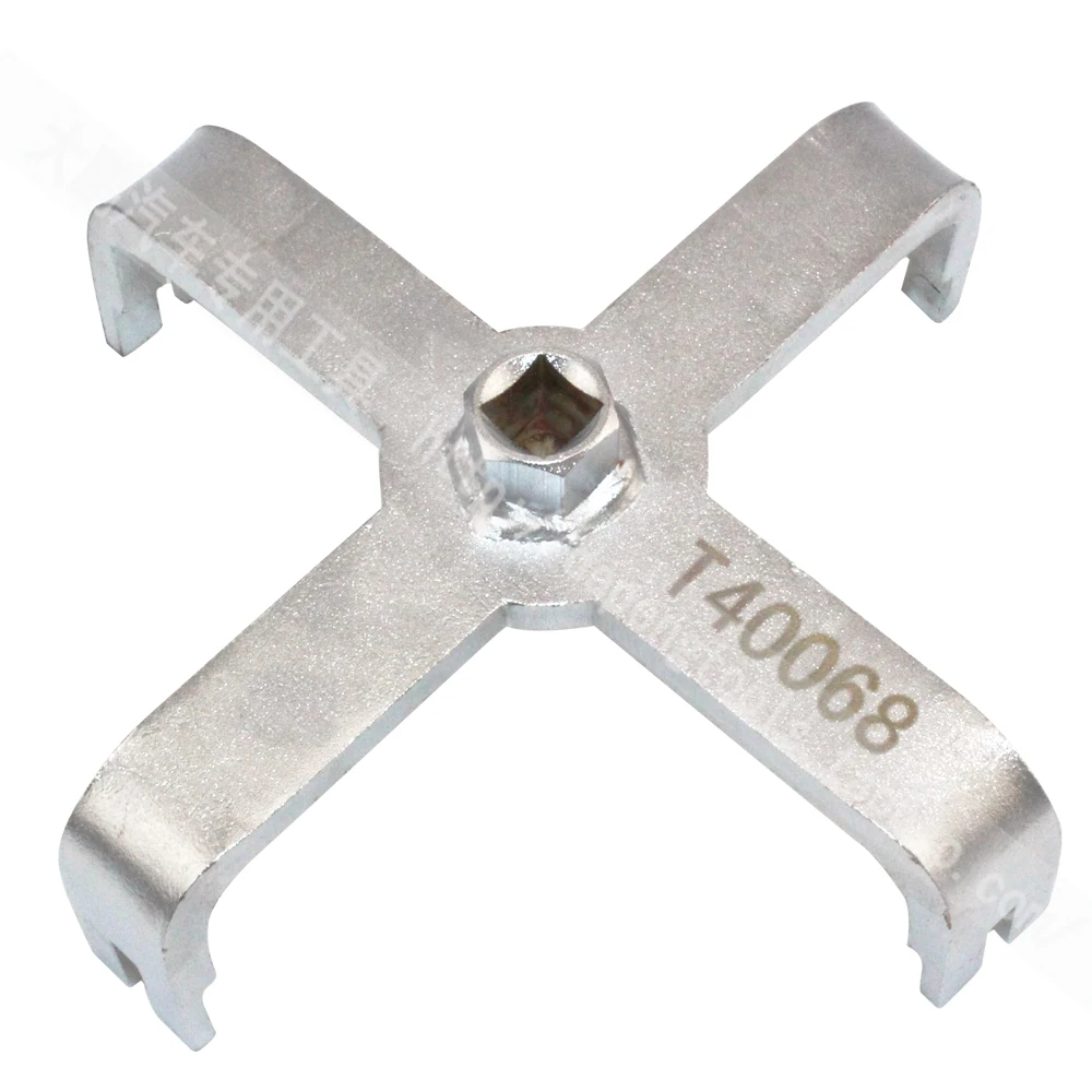 T40068 для Audi A6L C6, инструмент для крышки бензонасоса, четырехкулачковый гаечный ключ, специальный инструмент 17 см
T40068 для Audi A6L C6, инструмент для крышки бензонасоса, четырехкулачковый гаечный ключ, специальный инструмент 17 см