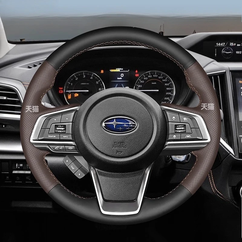 Для Subaru Forester Ascent 2019 Crosstrek 2018-2019 ручная прошивка черный коричневый нескользящий чехол на руль автомобиля из натуральной кожи
Для Subaru Forester Ascent 2019 Crosstrek 2018-2019 ручная прошивка черный коричневый нескользящий чехол на руль автомобиля из натуральной кожи