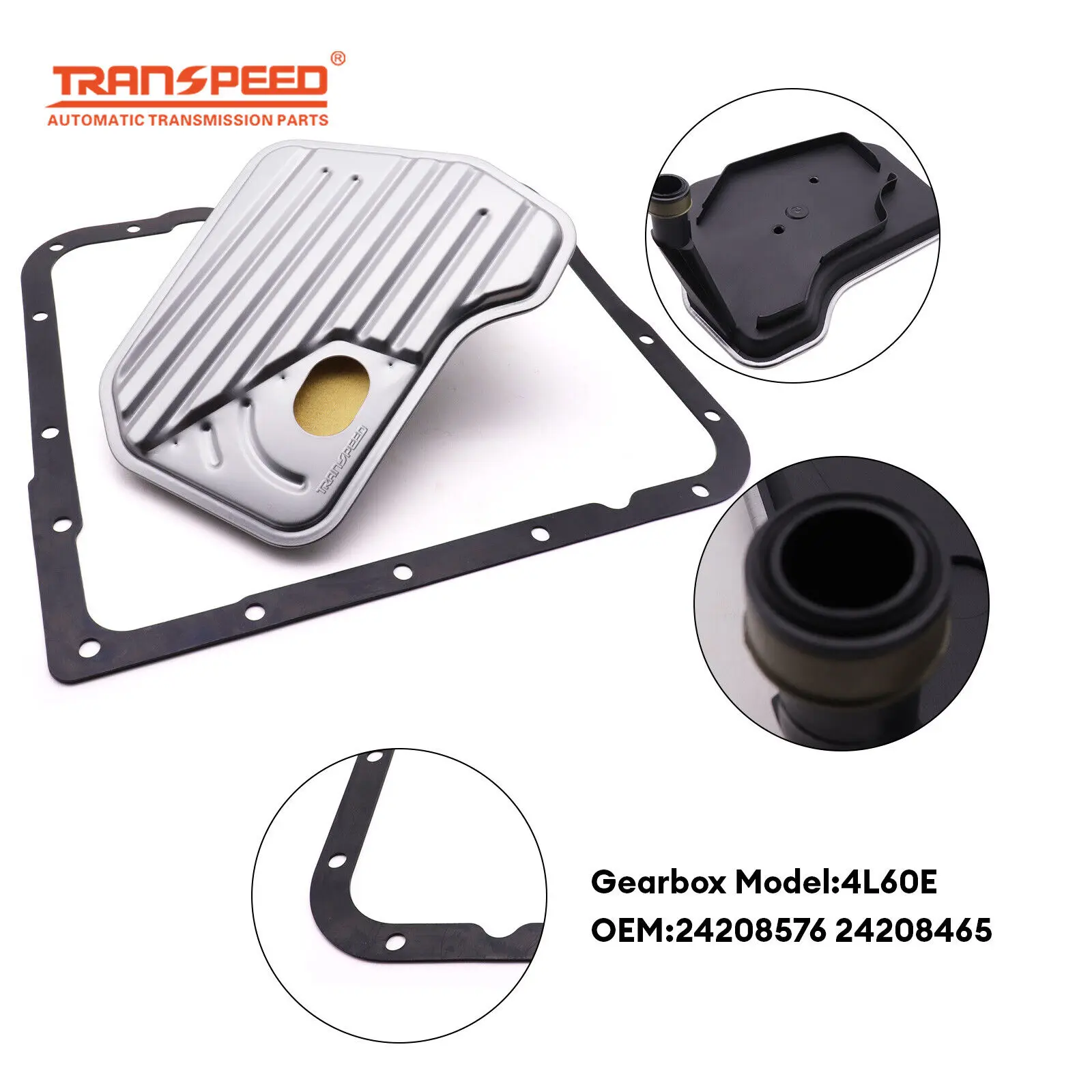 24208576 24208465 Short Mouth Transmission 4L60E Oil Filter Gasket for Chevrolet
24208576 24208465 Short Mouth Transmission 4L60E Oil Filter Gasket for Chevrolet
