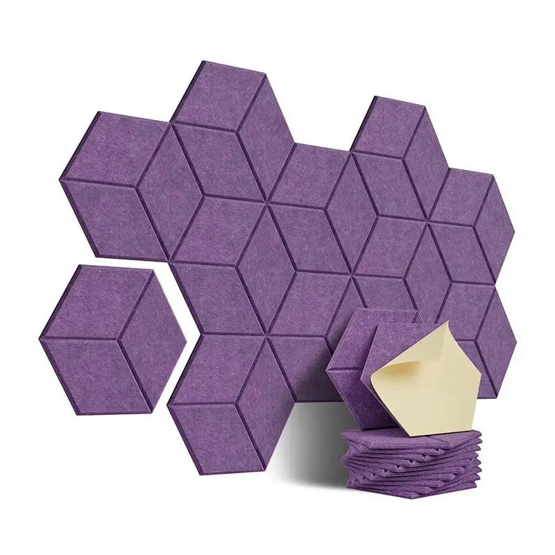 ABFA 12Pcs Hexagon Y-Lined Sound Proof Panel Noise Insulation Panel High Density Fireproof Wall Panels
ABFA 12Pcs Hexagon Y-Lined Sound Proof Panel Noise Insulation Panel High Density Fireproof Wall Panels