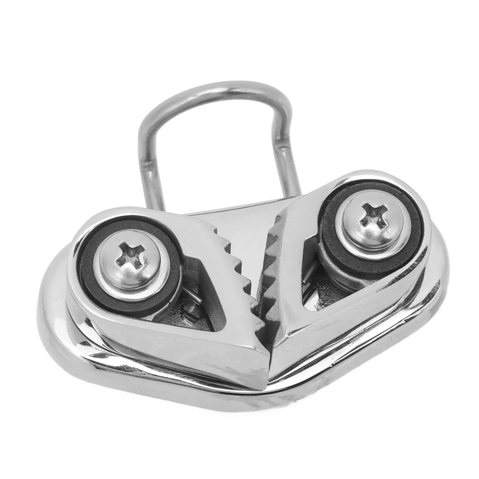 Marine Clip-on Rope Cleat — 316 Stainless Steel Fairlead/ Rope Clamp Suitable for 3–12mm Ropes Ideal for Sailboats
Marine Clip-on Rope Cleat — 316 Stainless Steel Fairlead/ Rope Clamp Suitable for 3–12mm Ropes Ideal for Sailboats