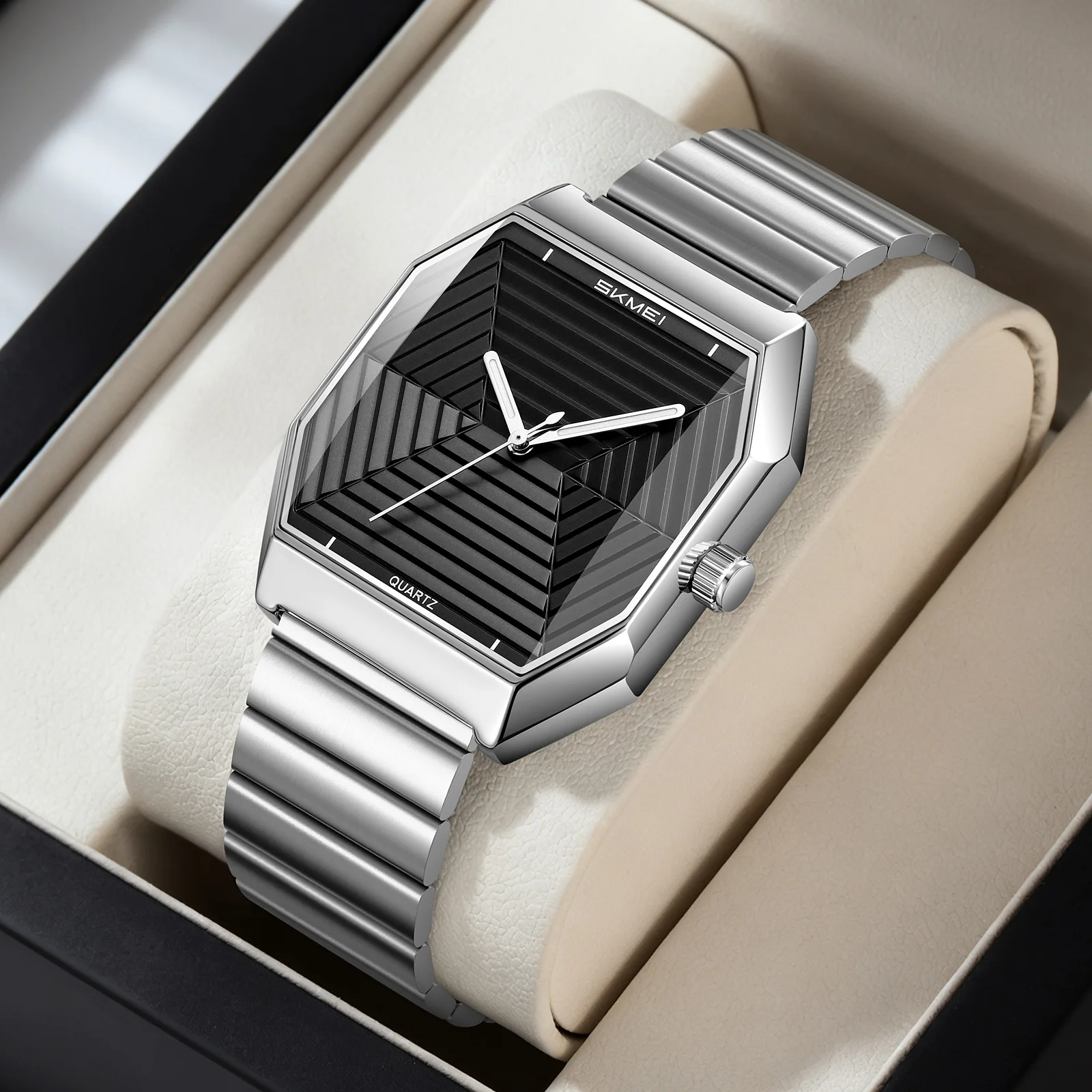 SKMEI 9393 Men Fashion Quartz Watch Male Wristwatch Luxury Clock Creative Design Business Timer 3Bar Waterproof Stainless Steel
SKMEI 9393 Men Fashion Quartz Watch Male Wristwatch Luxury Clock Creative Design Business Timer 3Bar Waterproof Stainless Steel
