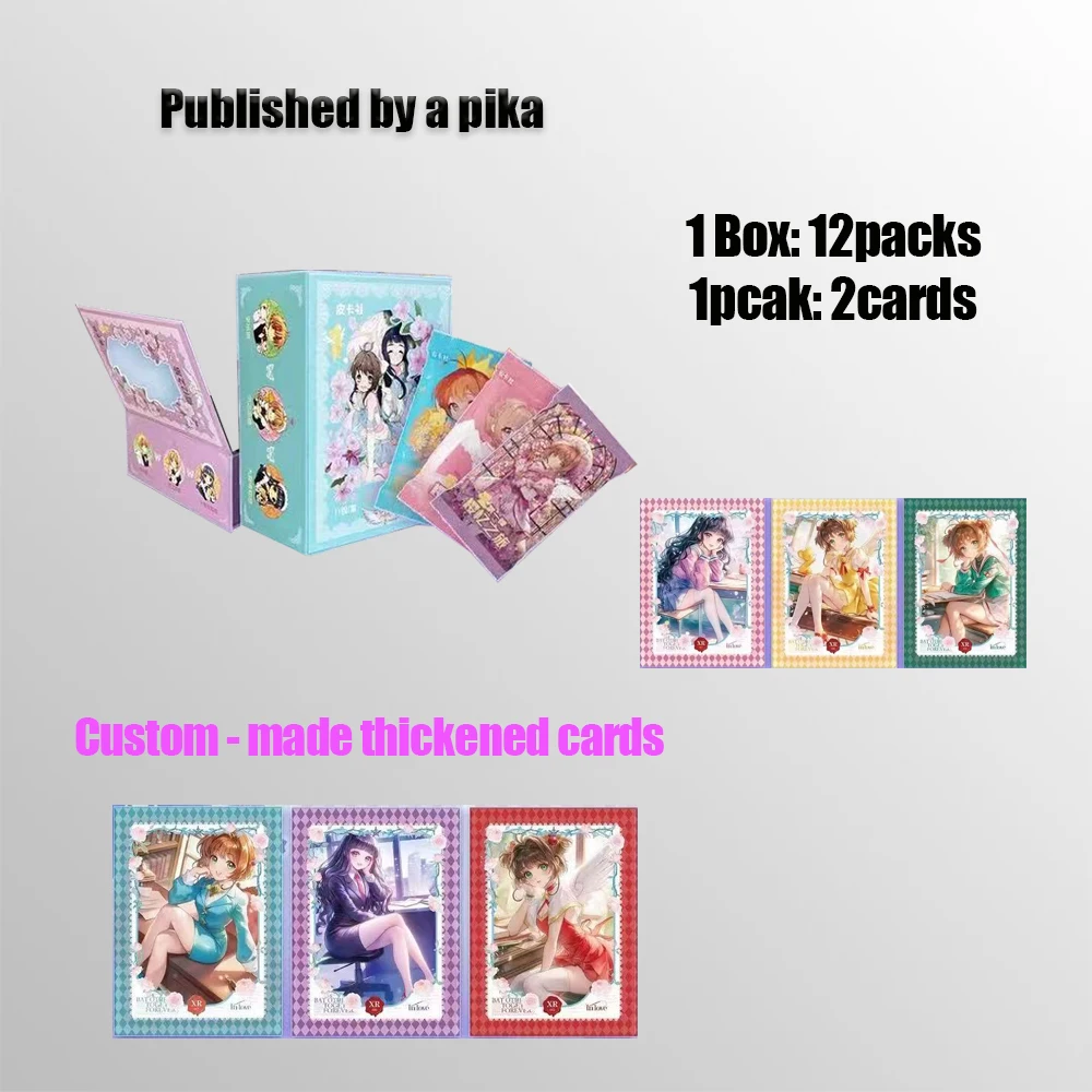 Wholesale Cardcaptor Sakura Cards Series TCG Anime Girl Party Swimsuit Bikini Feast Booster Box Fighting Gold Toy Christmas Gift
Wholesale Cardcaptor Sakura Cards Series TCG Anime Girl Party Swimsuit Bikini Feast Booster Box Fighting Gold Toy Christmas Gift