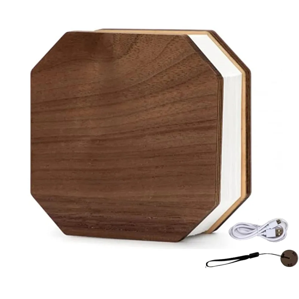 Portable Folding Book Lamp 2 Colors Lights 360 Degrees Rotated Wooden Flip Night Light Tear-resistant Soft Light Led Table Lamp
Portable Folding Book Lamp 2 Colors Lights 360 Degrees Rotated Wooden Flip Night Light Tear-resistant Soft Light Led Table Lamp