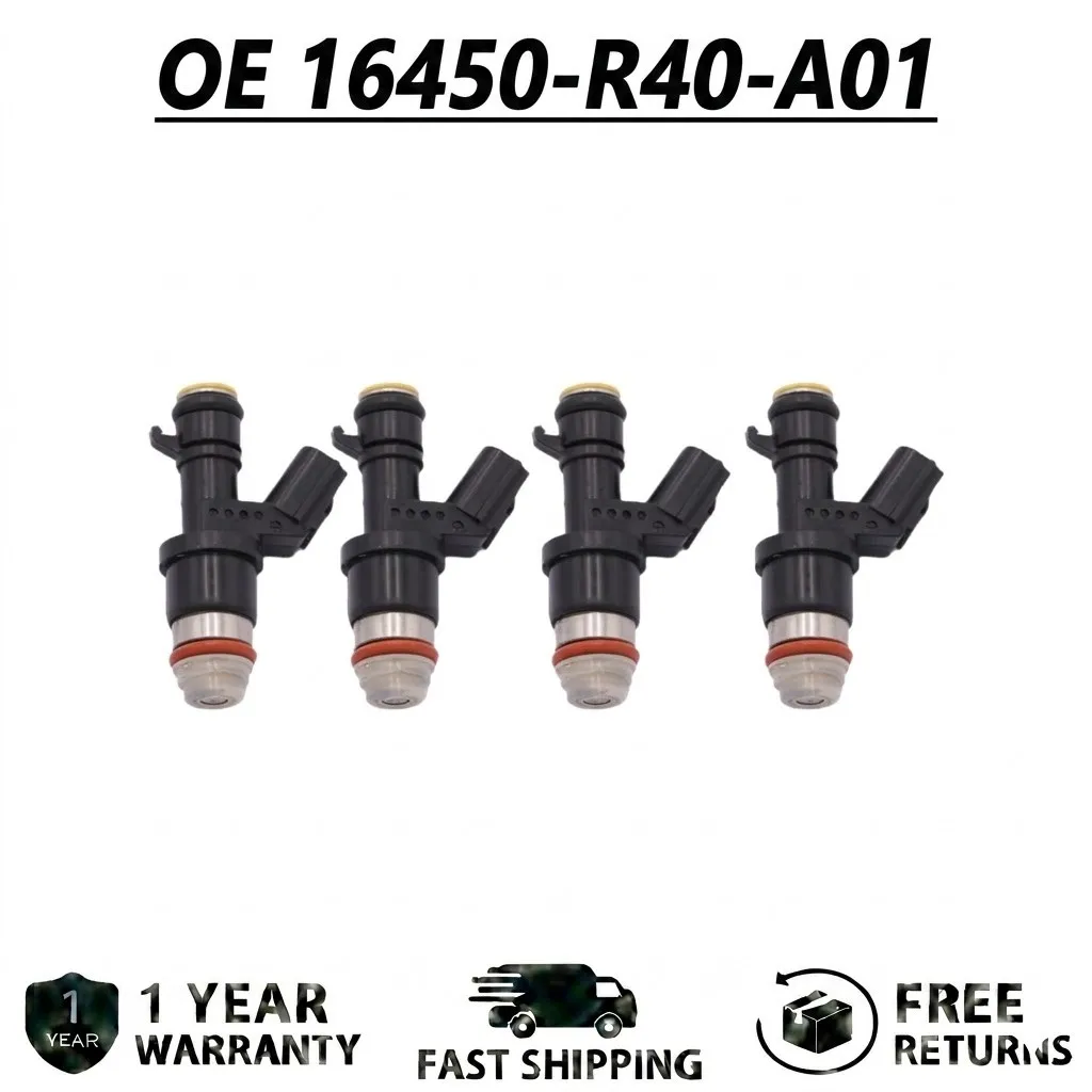 4Pcs Brand New Auto Fuel Injectors 16450-R40-A01 For 2008-2012 Honda Accord 2.4L L4 Engine Gas Injection Nozzle Valve FJ1045 Kit
4Pcs Brand New Auto Fuel Injectors 16450-R40-A01 For 2008-2012 Honda Accord 2.4L L4 Engine Gas Injection Nozzle Valve FJ1045 Kit