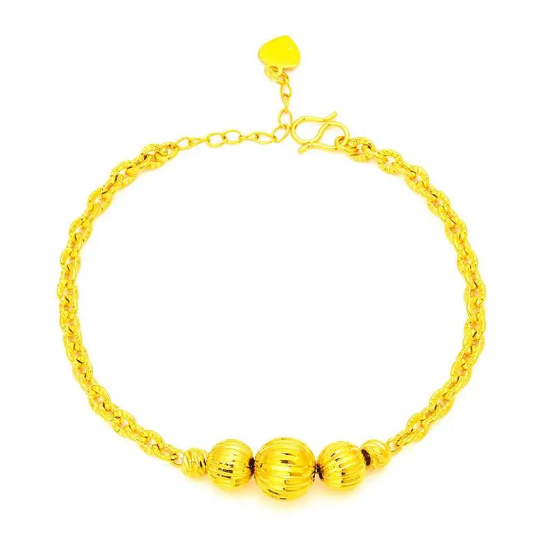 Bead bracelet women's, yellow and gold fashion versatile high-end bracelet jewelry
Bead bracelet women's, yellow and gold fashion versatile high-end bracelet jewelry