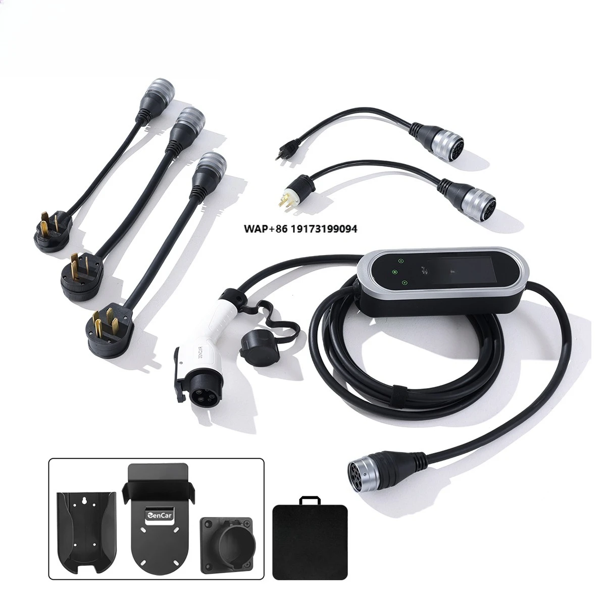 TUV CB 7.4kW 9.6KW 3-in-1 Portable EV Charger Type 1 Home Charging Station IP66 Smart APP EVSE Cable with Nema Adapters
TUV CB 7.4kW 9.6KW 3-in-1 Portable EV Charger Type 1 Home Charging Station IP66 Smart APP EVSE Cable with Nema Adapters