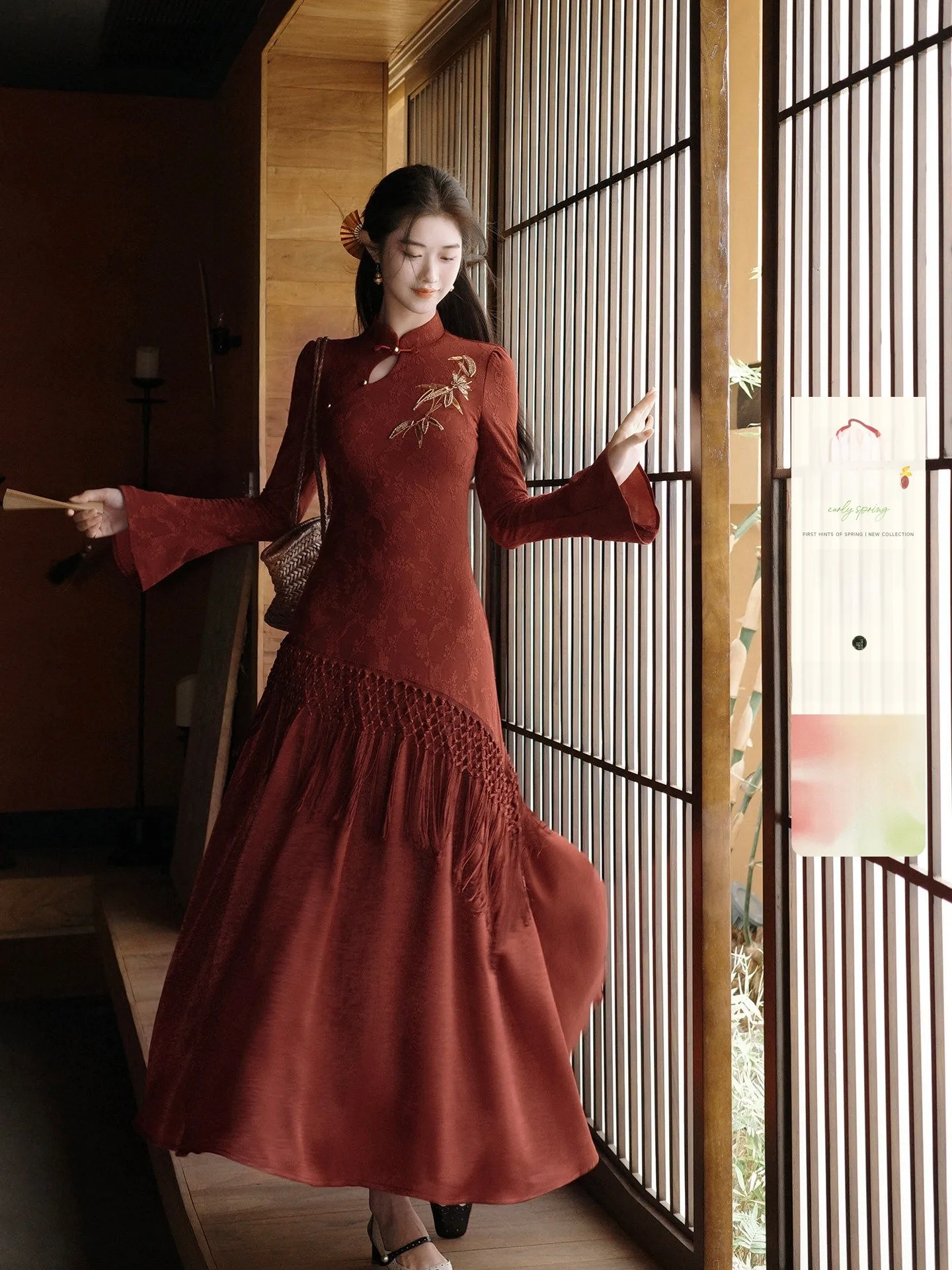 Red Fortune Improved Dr Женская ранняя весна с кисточками Новое китайское обручальное платье Dr Long Sve Long Qipao
Red Fortune Improved Dr Женская ранняя весна с кисточками Новое китайское обручальное платье Dr Long Sve Long Qipao