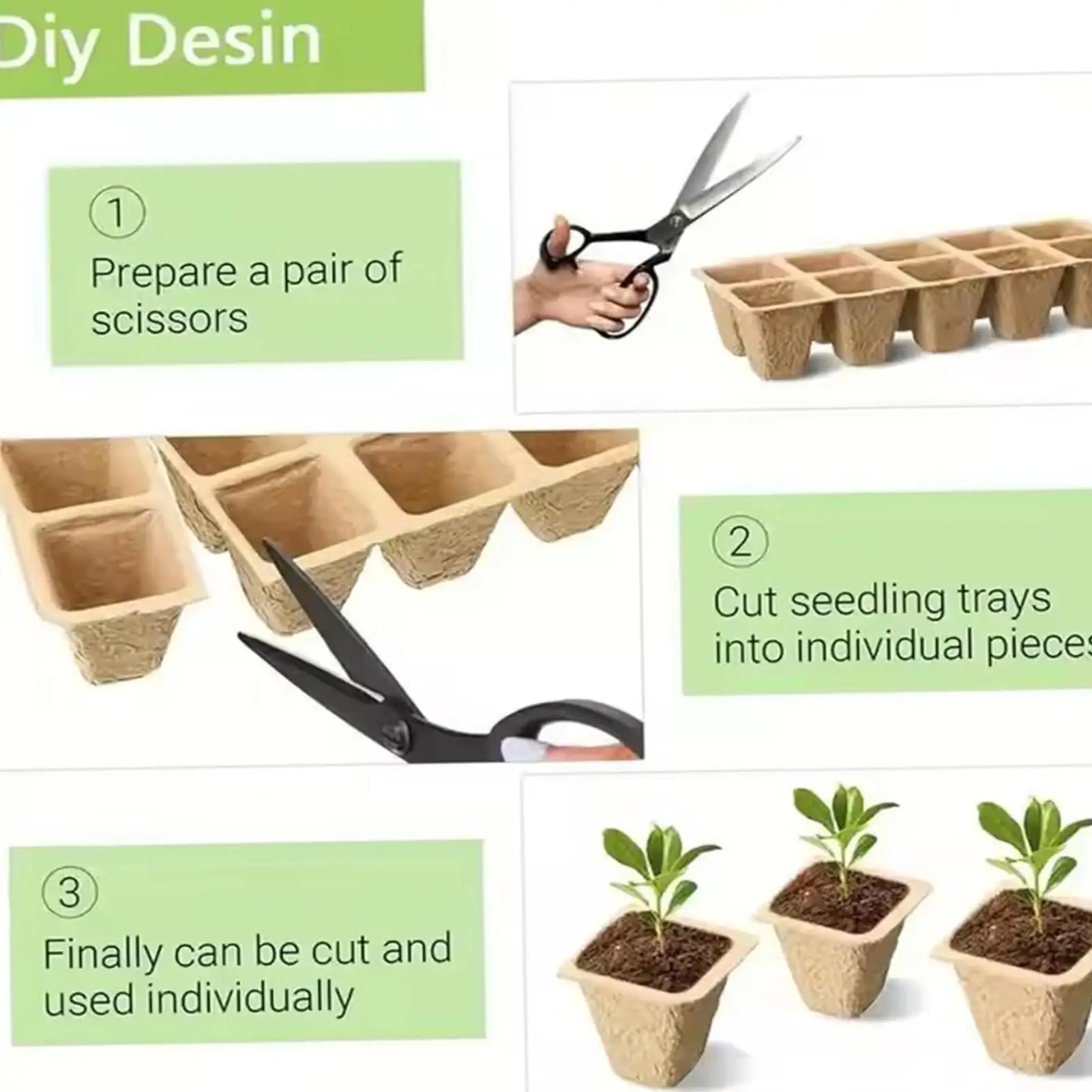 Набор для выращивания рассады: 24 квадратных лотка для рассады, органический комплект для выращивания на подоконнике и в помещении
Набор для выращивания рассады: 24 квадратных лотка для рассады, органический комплект для выращивания на подоконнике и в помещении