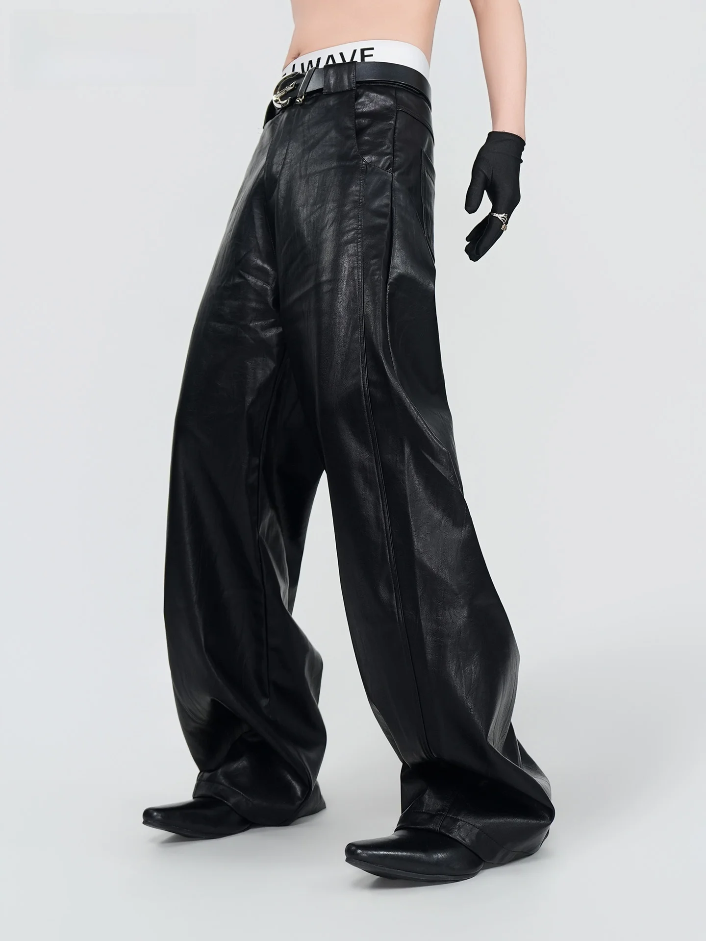 VE2 Premium Dark Matte Knife Wide Leg Pants Asymmetrical Hemline Punk Knight Style Loose Fitting Floor Length Trousers
VE2 Premium Dark Matte Knife Wide Leg Pants Asymmetrical Hemline Punk Knight Style Loose Fitting Floor Length Trousers